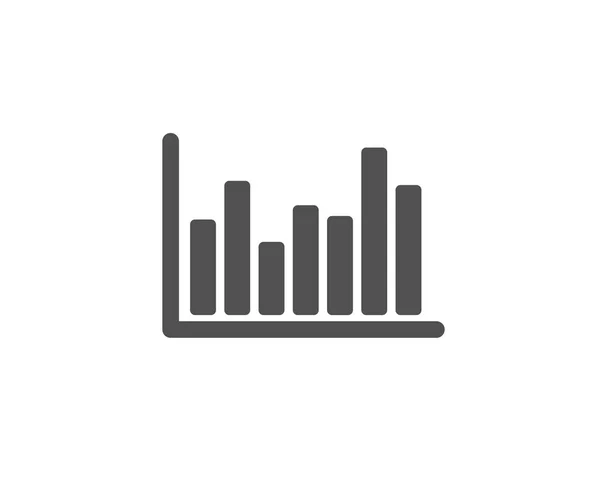 Spaltendiagramm Einfaches Symbol Vektor Illustration — Stockvektor