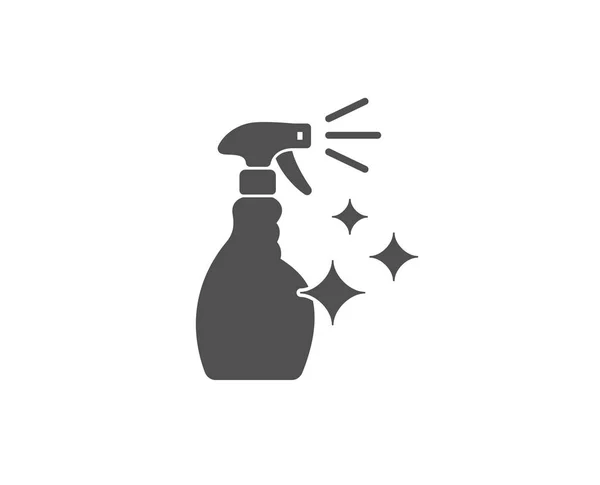 Cleaning spray simple icon, vector illustration isolated on white background