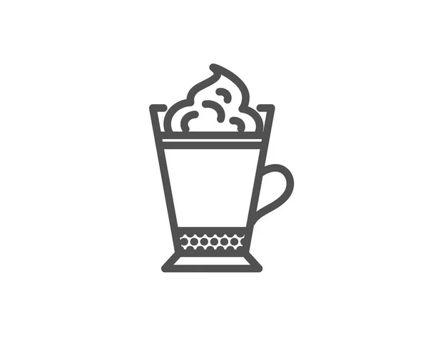 Latte Creme Symbol Vektorabbildung Auf Weißem Hintergrund — Stockvektor