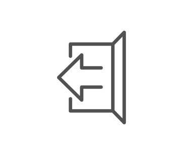 Oturum kapatma ok satırı simgesi. Oturumu Kapat.