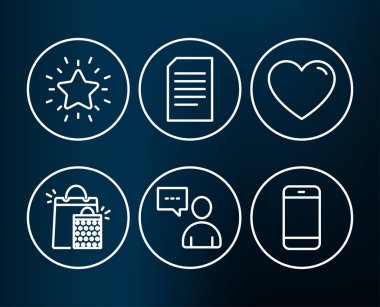 Belge, kullanıcıların sohbet ve alışveriş torbaları 