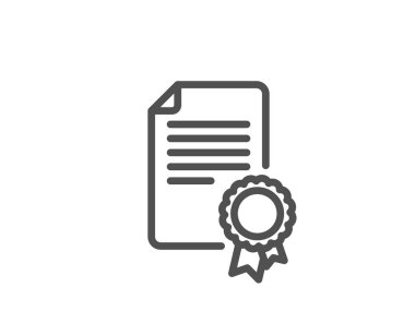 Diploma başarı sembolü beyaz arka plan