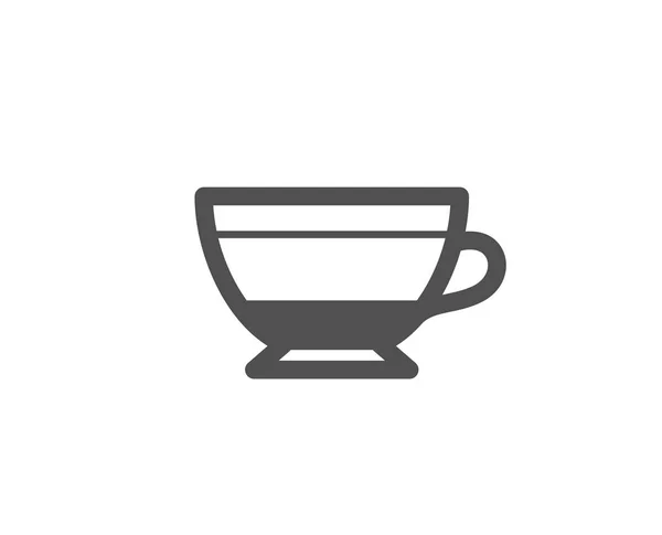 Cappuccino Sec Icône Café Sur Fond Blanc — Image vectorielle