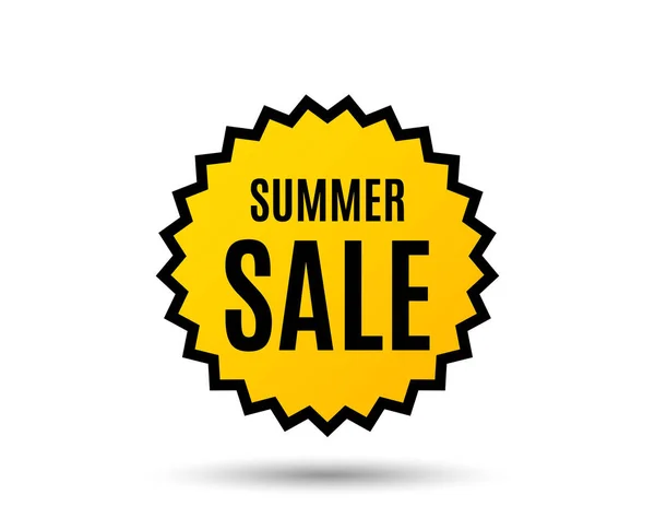 Summer Sale Advertising Discounts Symbol — Stock Vector