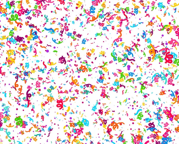 Confetti Background Party Confetti Pieces Stock Illustration