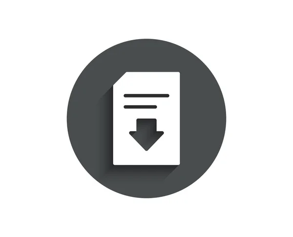 Скачать Документ Простой Значок Знак Информационного Файла Символ Концепции Бумажной — стоковый вектор