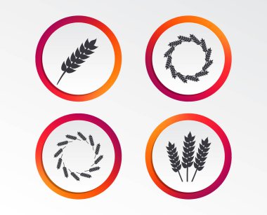 Tarım düz simgeler, vektör, illüstrasyon