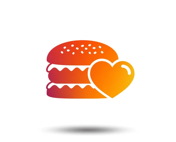 Гамбургер Яскрава Графічна Плоска Іконка Вектор Ілюстрація — стоковий вектор