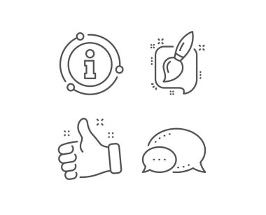 Fırça çizgisi simgesini boyama. Yaratıcılık işareti. Vektör