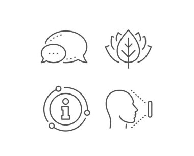 Yüz tarama çizgisi simgesi. Telefon Yüz kimlik işareti. Vektör