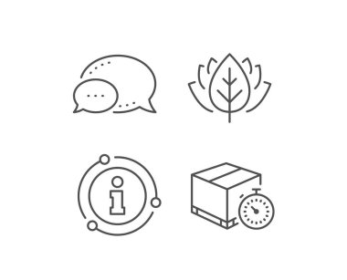 Sevkiyat izleme hattı simgesi. Teslimat zamanlayıcısı. Vektör