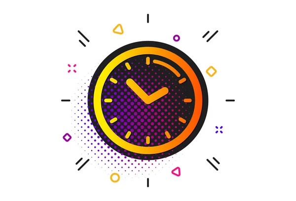 Icono de gestión del tiempo. Señal de reloj. Mira. Vector — Archivo Imágenes Vectoriales