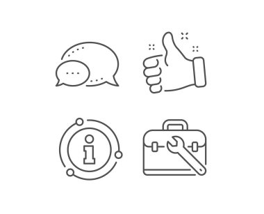 Spanner araç çizgisi simgesi. Onarım aracı durum işareti. Vektör