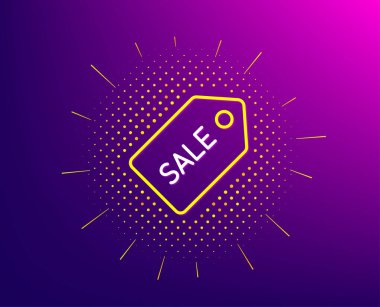 Alışveriş sloganı simgesi. Satış Kuponu işareti. Vektör