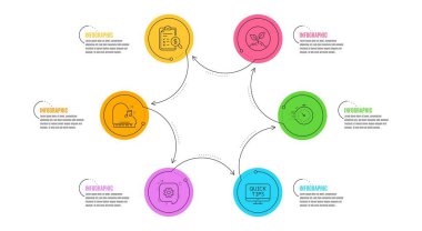 Başlangıç, Web öğreticileri ve Timer simgeleri ayarlanır. Cogwheel, Muhasebe raporu ve Piyano işaretleri. Vektör