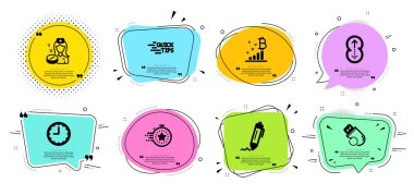 Bitcoin grafiği, Yukarı kaydırVe Hemşire simgeleri ayarlayın. Flash bellek, Eğitim ve İmza işaretleri. Zamanlayıcı, Zaman sembolleri. Vektör