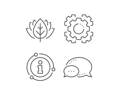 Seo dişliler çizgi simgesi. Ayarlar cogwheel işareti. Trafik yönetimi. Vektör