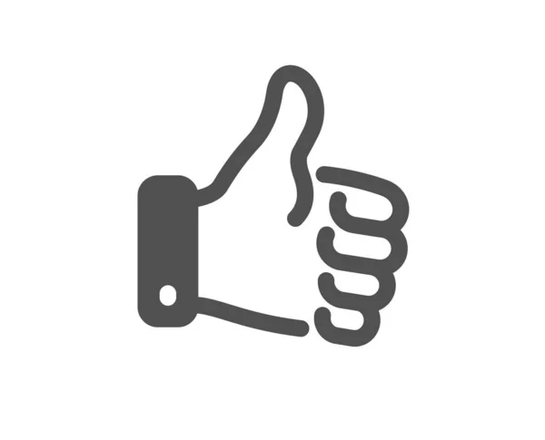Like hand icon. Thumbs up finger sign. Vector — Stock Vector