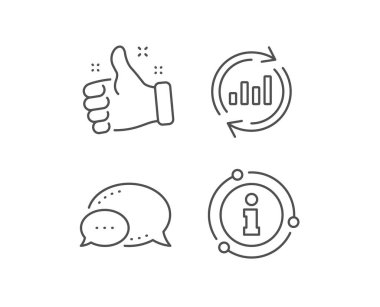 Grafik çizgisi simgesi. Rapor grafik işaretini güncelleştirin. Vektör