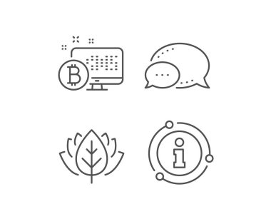 Bitcoin satır simgesi. Cryptocurrency monitör işareti. Vektör