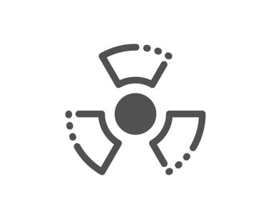 Kimyasal tehlike ikonu. Laboratuvar toksik işareti. Kimya uyarısı. 