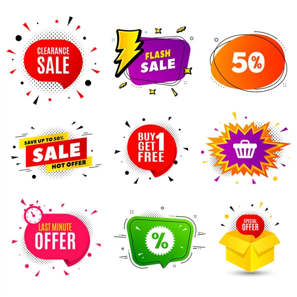 Clearance sale symbol. Special offer price sign. Vector — Stock Vector