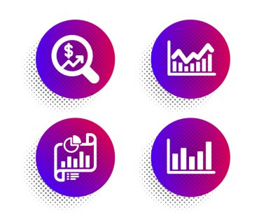 Rapor belgesi, para birimi denetimi ve Infochart simgeleri ayarlandı. Sütun 