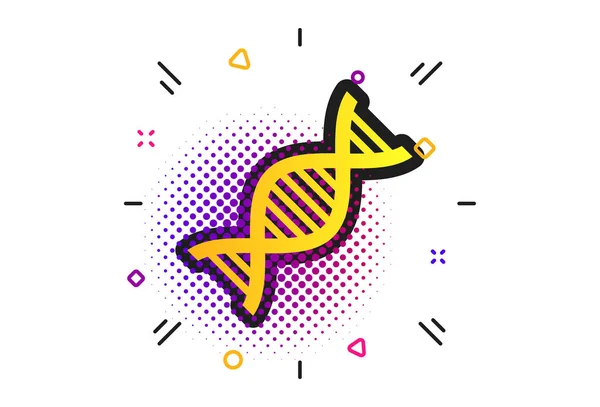 DNA sign icon. Deoxyribonucleic acid symbol. Vector — Stock Vector