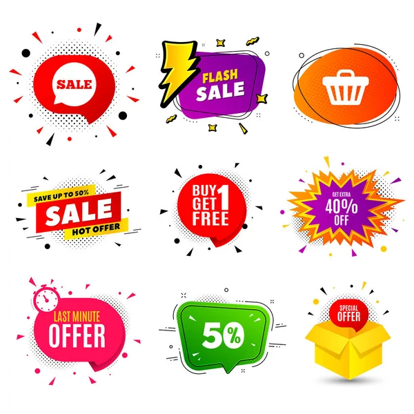 Get Extra 40% off Sale. Discount offer sign. Vector — Stock Vector