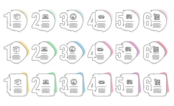 Parkgebühren, Parkplatz und 48 Stunden Symbole gesetzt. online de — Stockvektor