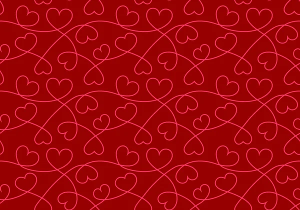 Seamless pattern with hearts. Valentine background with hearts t — Stock Vector