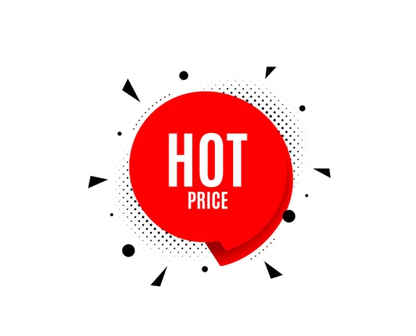 Hot Price. Offre spéciale signe de vente. Vecteur — Image vectorielle
