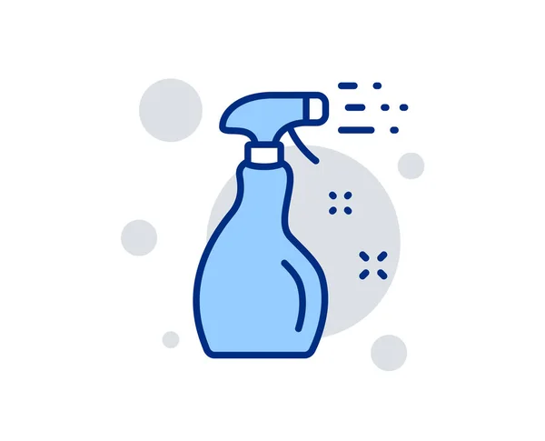 Cleaning spray line icon. Washing liquid. Vector — Stock Vector