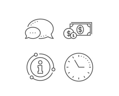 Paralar satır simgesi ile nakit para. Bankacı -lık. Vektör