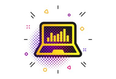 Dizüstü işaret simgesi. Grafik sembolü ne zıddat. Vektör