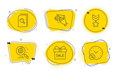 El çırpma, arama dosyaları ve arama istatistik simgeleri ayarlandı. Sa