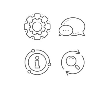 Arama satırı simgesi. Sonuçları bul işaretini yenileyin. Vektör