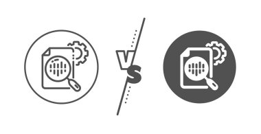 Seo istatistik çizgisi simgesi. Çarklı tabela. Trafik Yönetimi.
