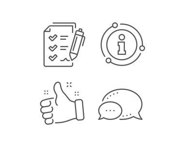 Anket Denetim Listesi satır simgesi. Rapor işareti. Vektör