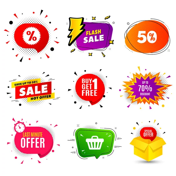 Up to 70% Discount. Sale offer price sign. Vector — Stock Vector