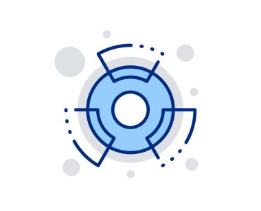 Kimyasal tehlike hattı simgesi. Laboratuvar toksik işareti. Kimya uyarmak