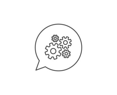 Gizli tekerlek çizgisi simgesi. Mühendislik aleti işareti. Vektör