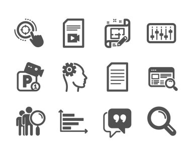 Araştırma, Arama, Dj-con gibi bir dizi Teknoloji simgesi