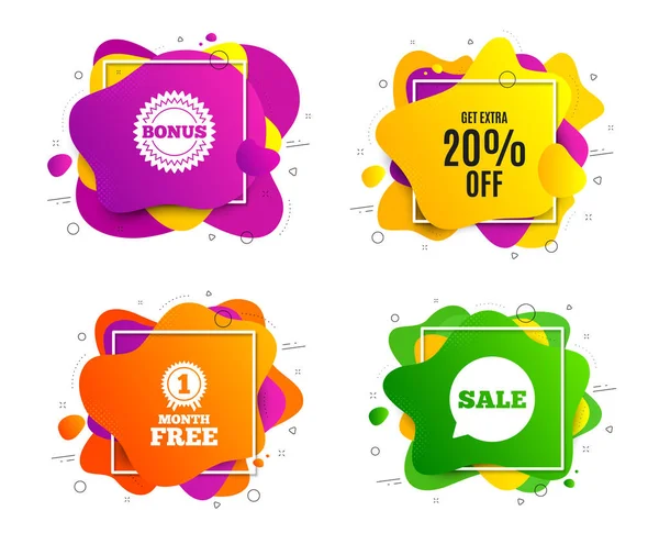 Get Extra 20% off Sale. Discount offer sign. Vector — Stock Vector