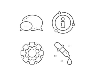 Kimya pipet satır simgesi. Laboratuvar tabelası. Analiz laboratuarı. Vektör