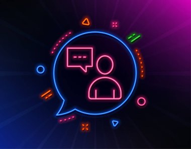 Kullanıcı iletişim hattı simgesi. Profil işareti. Vektör