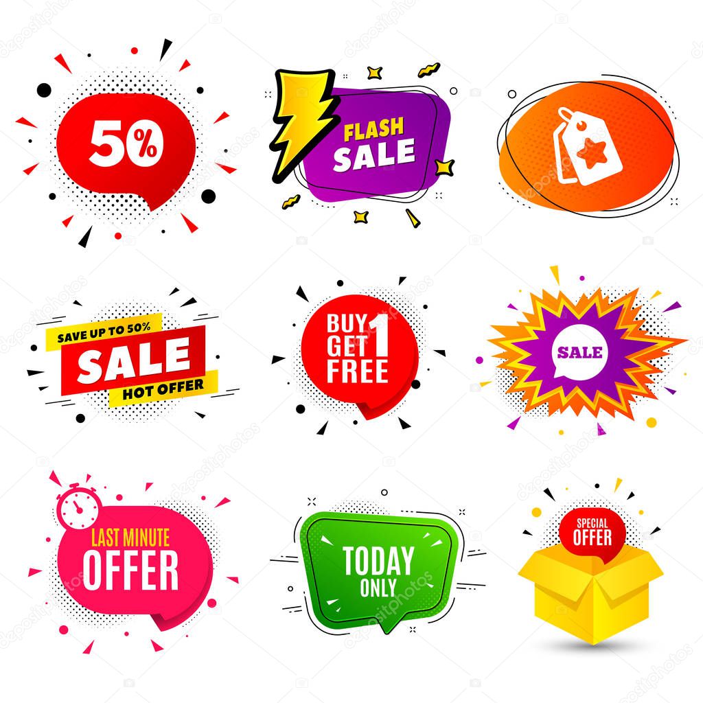 Today only sale symbol. Special offer sign. Vector