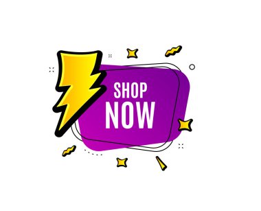 Shop now symbol. Banner badge, offer sticker. Special offer sign. Retail Advertising. Shop now banner. Sticker badge. Vector