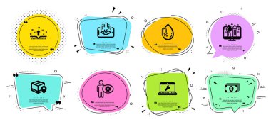 Artırılmış gerçeklik, paket izleme ve alkol ikonu yok. Çarkçı