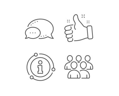 Grup satırı simgesi. İş yönetimi işareti. Vektör